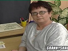 Hungarian Granny's Big Tits Bounce in Solo Masturbation Video