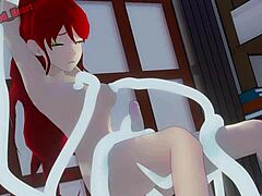 Anime Futa Pyrrha in Action: A Sound-Filled Compilation