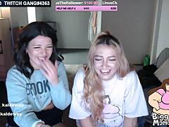Girl streamer flashes her boobs and accidentally exposes her nipples