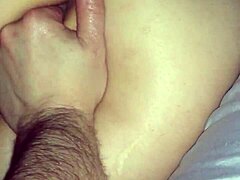 Wide pussy opening with intense fisting