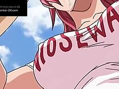Watch an uncensored anime video featuring a big ass babe with English subtitles