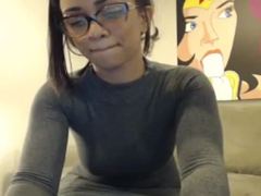 Teenager's Sensual Tease of a Nice Ass on Live Webcam