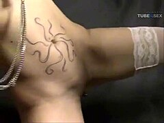 Resident slave girl receives intense bondage and femdom training