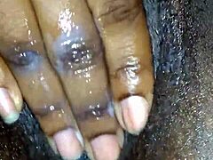 Solo Masturbation with Creamy Squirting Pussy in Close View
