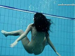 Wet and Wild: Zhanetta's underwater striptease