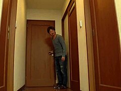 Japanese Teen Gets Fucked Hard and Creampied in Doggystyle by An Elderly Sister
