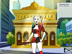 Hentai vtuber Harley Quinn guia você através da diversão