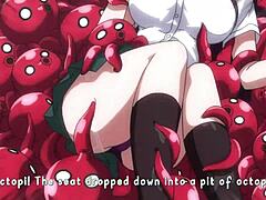 Animeporr: Ocensurerad osynlig och vild Hentai-action