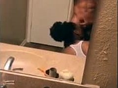 Black amateur couple goes doggystyle in a hot video