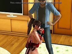 Mai shiranui, ตัวละคร Cosplay ของ King of Fighters, สนุกกับการมีเพศแบบ 3D