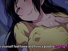 Hentai porno: Krásná kreslená dívka se oddává horké sexuální scéně