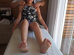 Brezilyalı amatör kız arkadaşının amı C Mera'da tam HD masajı izleyin
