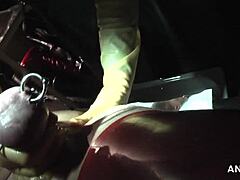 Rubbernurse Agnes in the Operating Room: Latex-Clad Assisted Handjob and Prostate Massage with Sperm Cram
