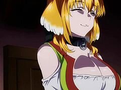 Göğüsleri ve göğüsleriyle erotik Japon anime