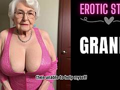 Old ladies have some nice time with the hot guys