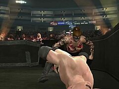 Rochelle y JBL van de cabeza a cabeza en un partido de lucha caliente