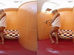 Karol Lilien craves for your manhood in the bathroom and the bedroom