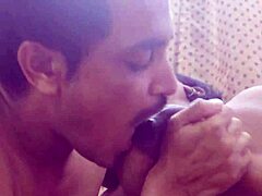 A steamy encounter between an Indian couple in this XXX video