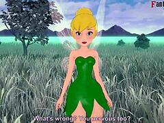 I seize the chance to have sex with mature Tinker Bell as another fairy observes; a brief encounter featuring Peter Pan, more on red.