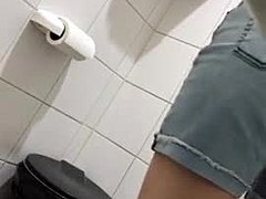 Hidden Camera Captures Amateur Bathroom Sex